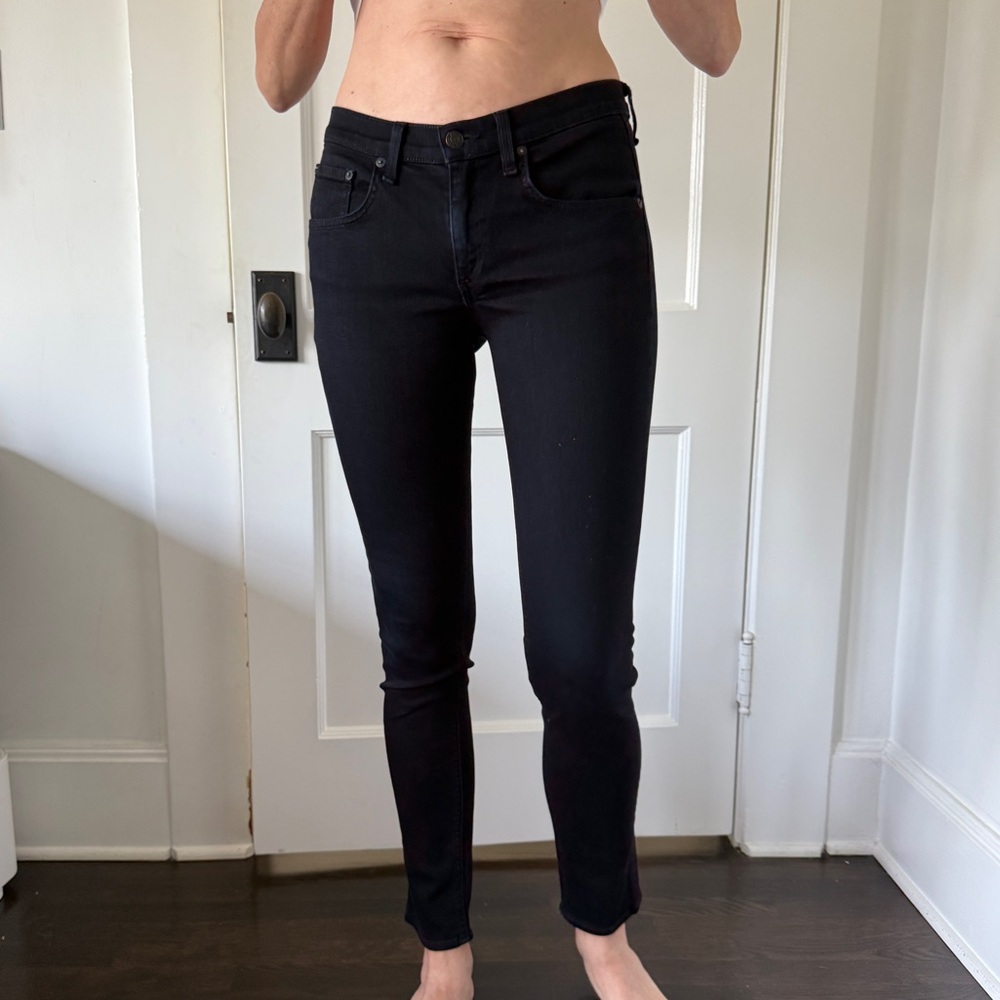 Rag & Bone Black Skinny Jeans